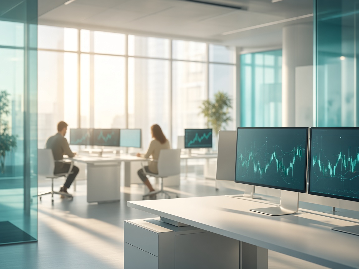 I team prodotto e supporto di Rendaurea collaborano in un ufficio moderno e luminoso